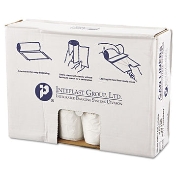 Inteplast Group High-density Commercial Can Liners Value Pack, 45 Gal, 11 Microns, 40" X 46", Clear, 250-carton freeshipping - TVN Wholesale